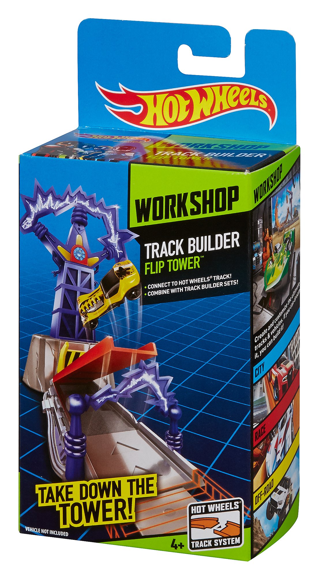 Buy Hot Wheels Track Builder Flip Tower Stunt Pack Online at