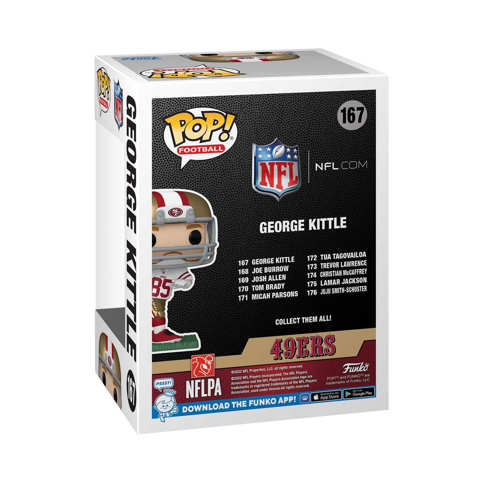 Funko POP! NFL: 49ers, George Kittle, Collectable Vinyl Figure, Gift Idea, Official Merchandise, Toys for Kids & Adults - Image 3