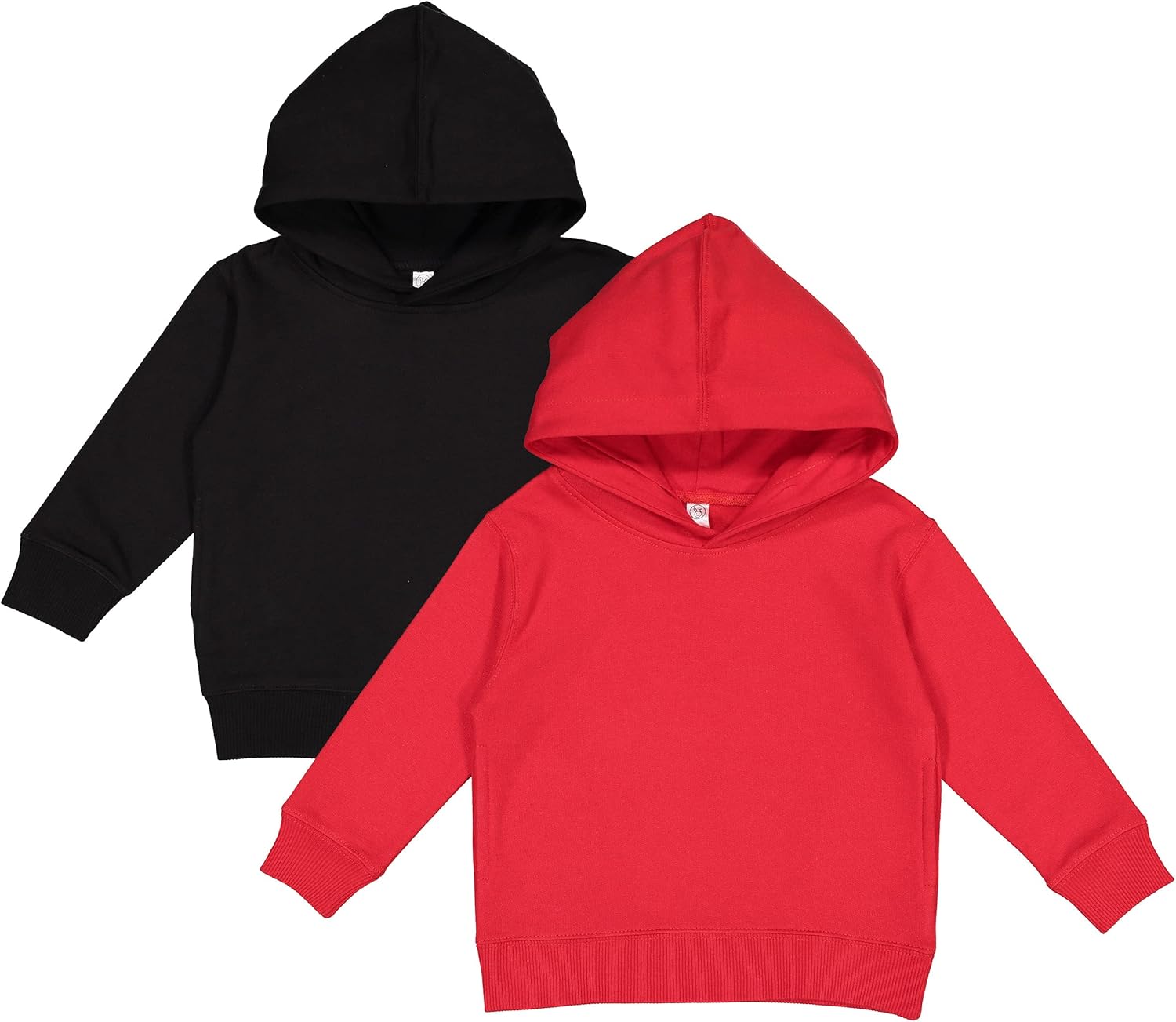 RABBIT SKINS Toddler Fleece Long Sleeve Pullover Hoodie 2-Pack
