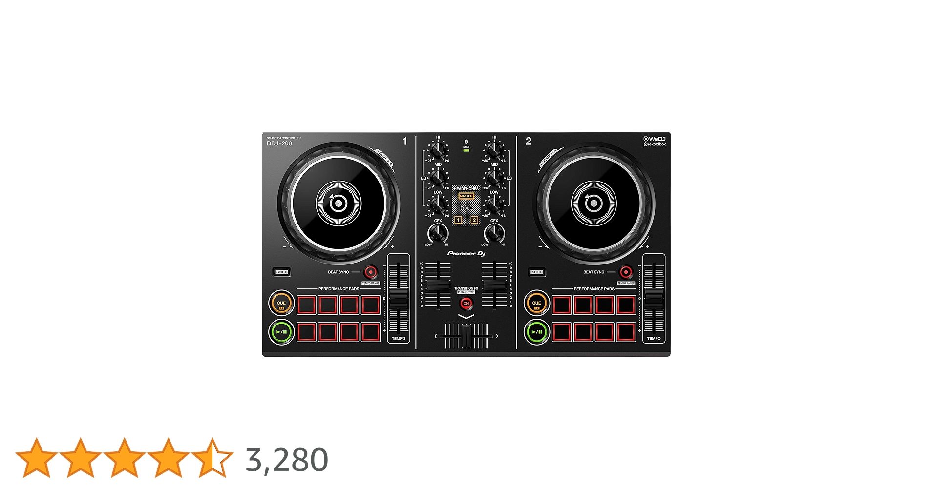 Amazon.co.jp: Pioneer DJ Smart DJ Controller DDJ-200 : Musical