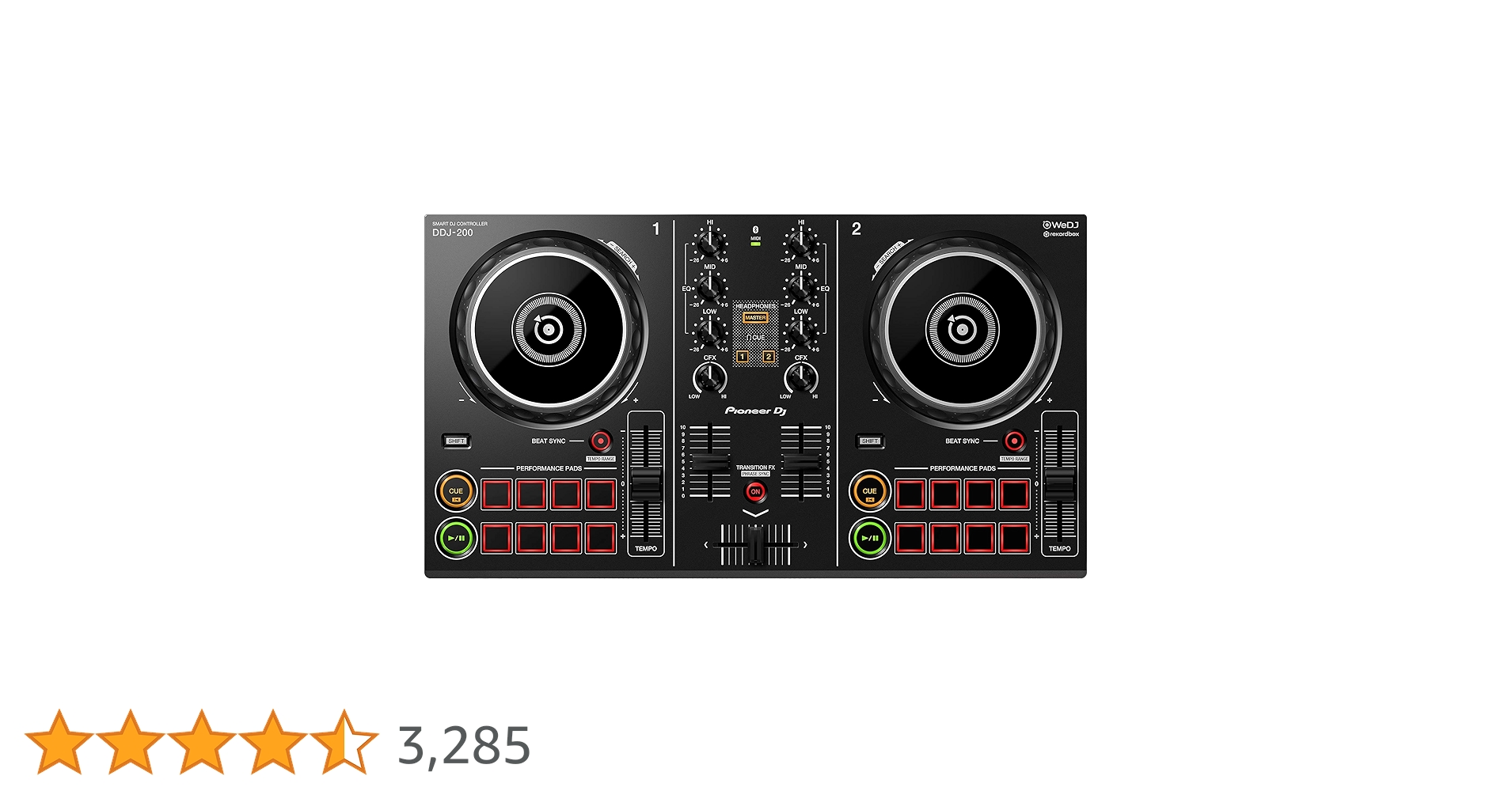 Pioneer DJコントローラ DDJ‐200 Pioneer DJ Smart DJ Controller (DDJ-200) : Amazon.in: Musical
