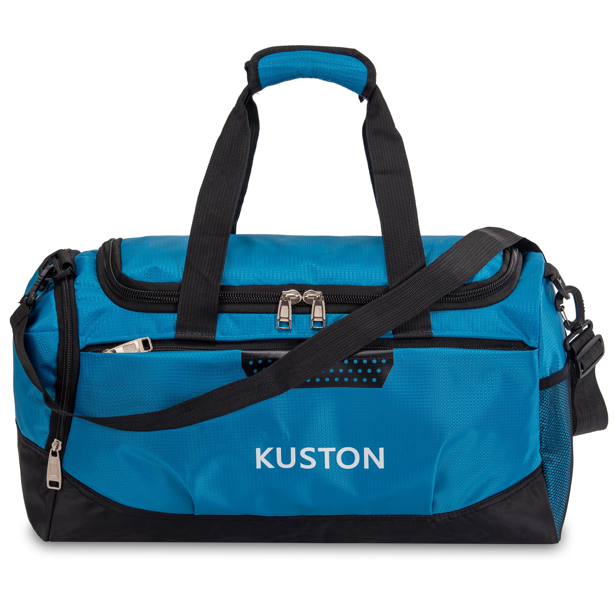 Bolsa portátil con cordones de zapatos, bolsa de gimnasio para hombres y mujeres, bolsa de viaje con equipaje de mano de pequeña capacidad, Azul, Deportivo