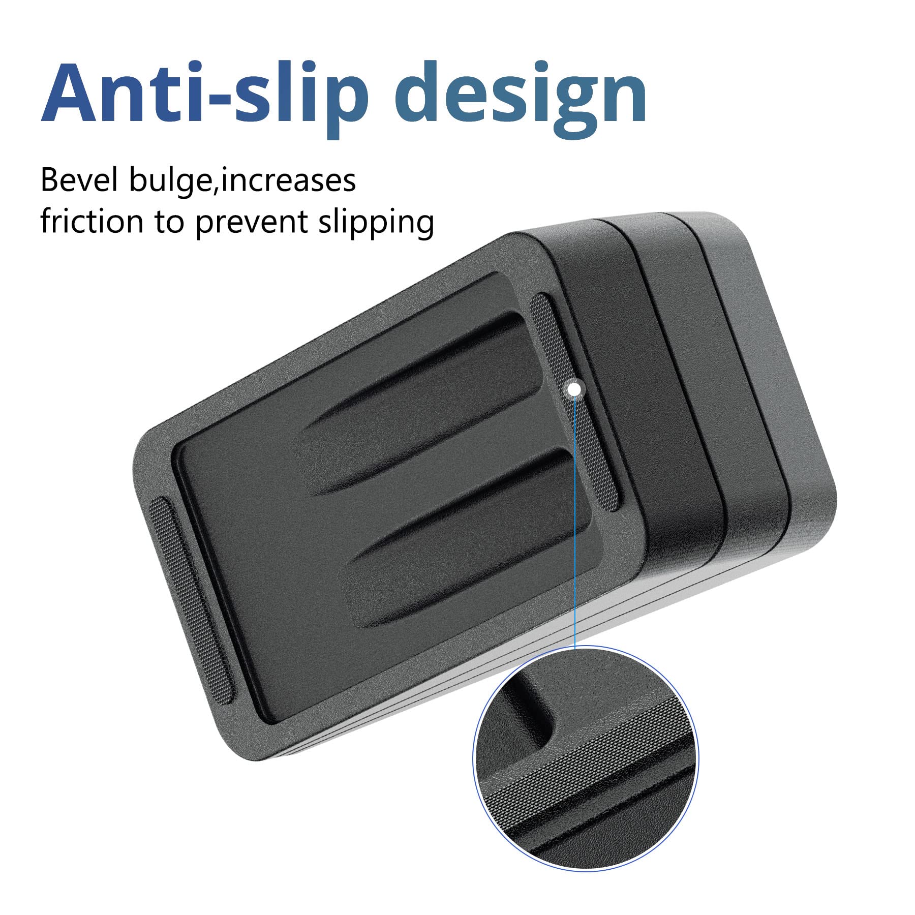 BOOSTEADY Wadendehner im 6er Set, verstellbare Winkel Wadenstretcher Slant Board für Wadendehnung rutschfester Gummi Squat Wedge Slant Board für Physiotherapie, Heimübungen, Kniebeugen, Wadendehnung