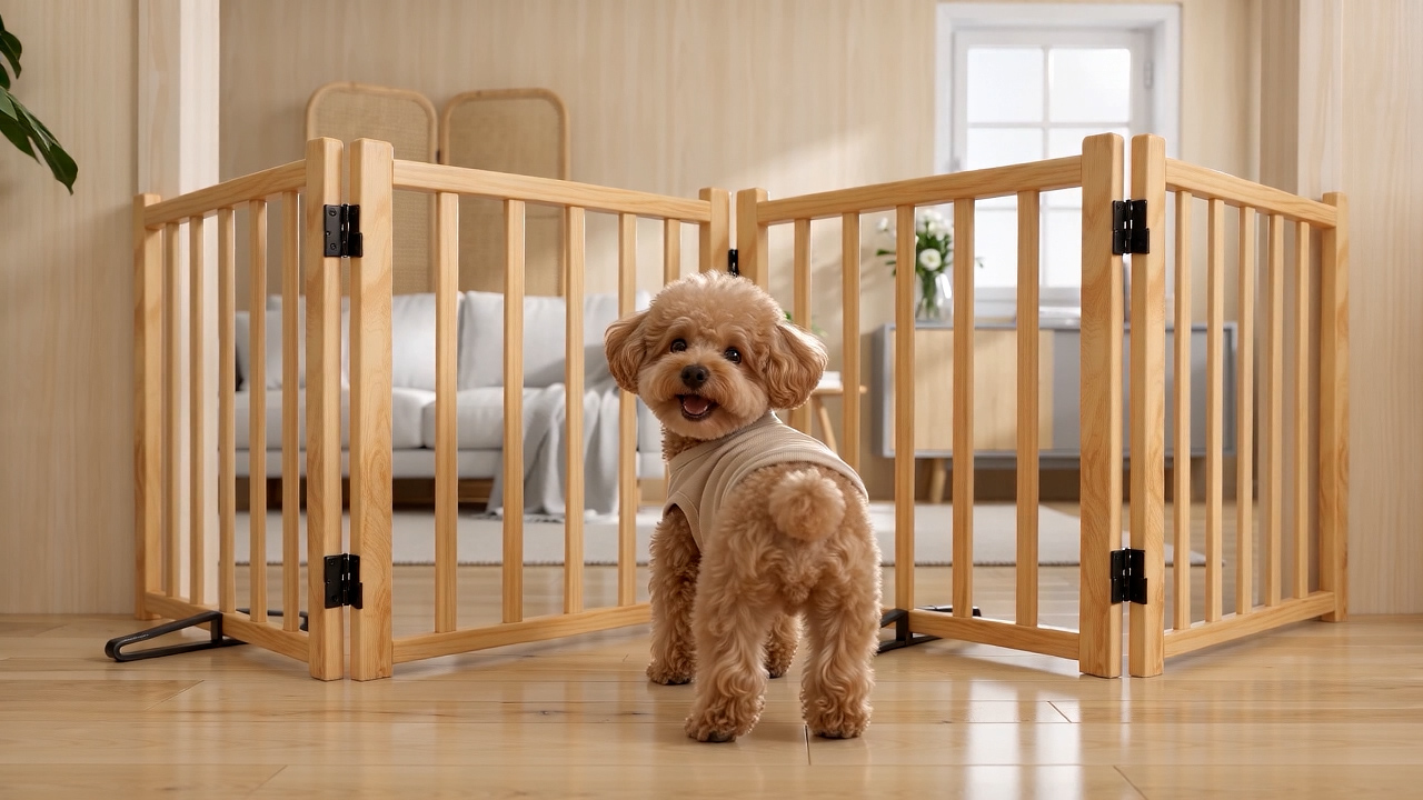 犬用ゲート 43cm×304cm 5つのパネル Amazon.co.jp: ペットゲート 木製犬ゲート YOCAN ペットフェンス 高さ