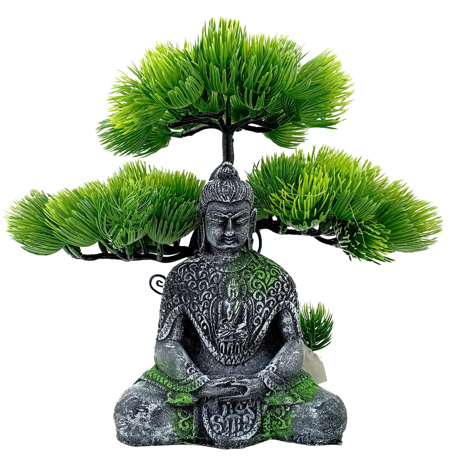 JAINSONS PET PRODUCTS Meditating Buddha Statue and Artificial Plant for Aquarium Fish Tank Decoration Combo Pack Ornament and Plant (B0B17NMLCZ) Amazon Price History, Amazon Price Tracker