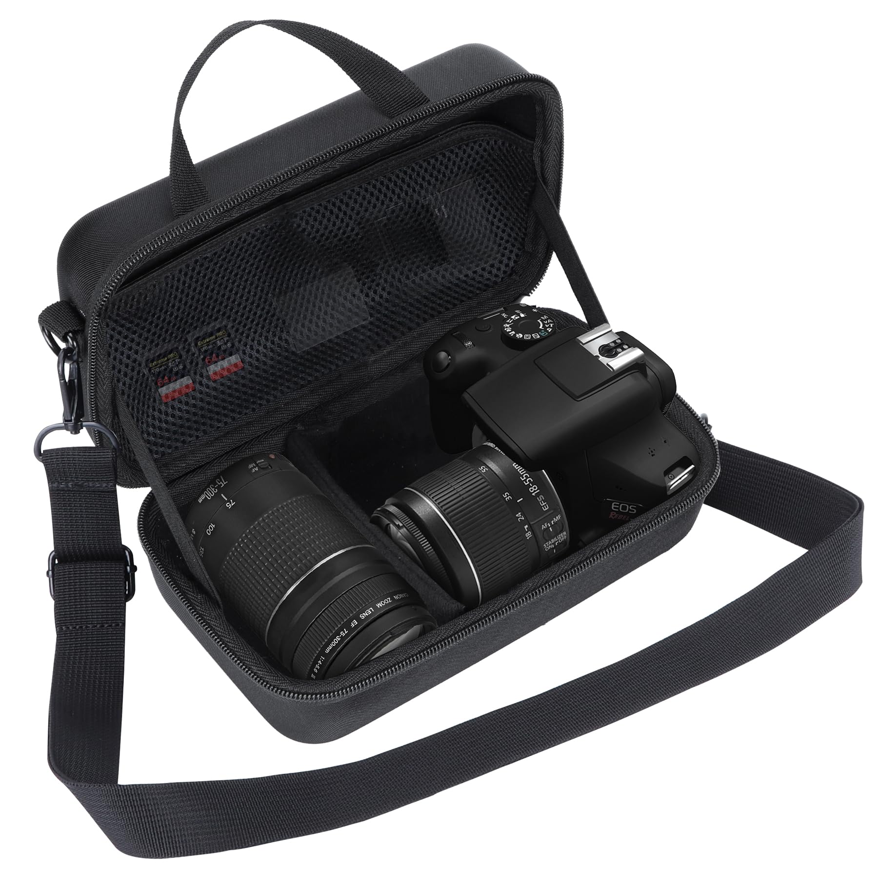 Dur Étui de Protection Compatible avec Canon EOS 2000D/ R50 / R6 Mark II / 90D / R8 / R7 / 800D / R5 / 5D Mark IV Appareil Photo