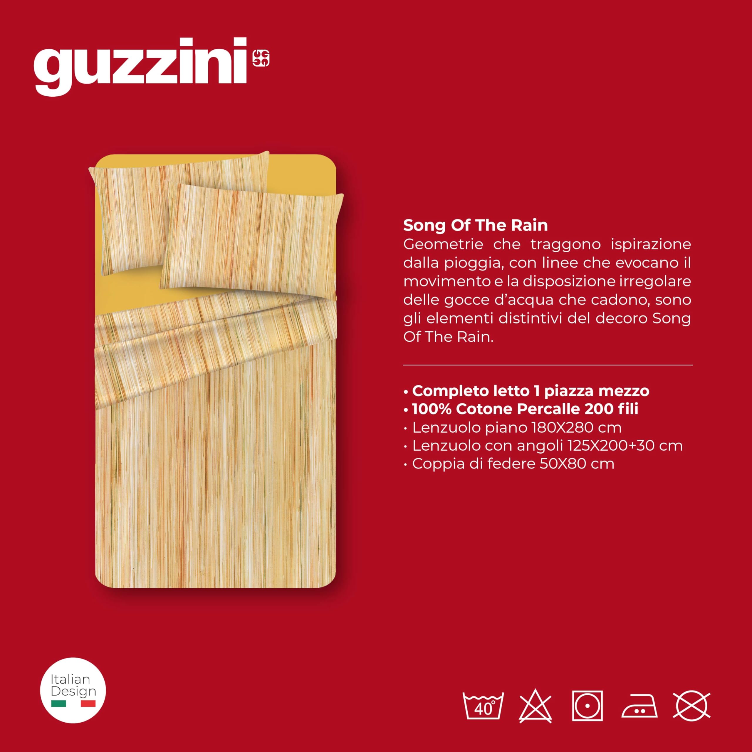 GUZZINI Classic - komplet pościeli bawełnianej perkalowej z prześcieradłem na łóżko queen size 180 x 280 cm + 1 prześcieradło z gumką, pokrowiec na materac na łóżko podwójne 125 x 200 cm, materac 30