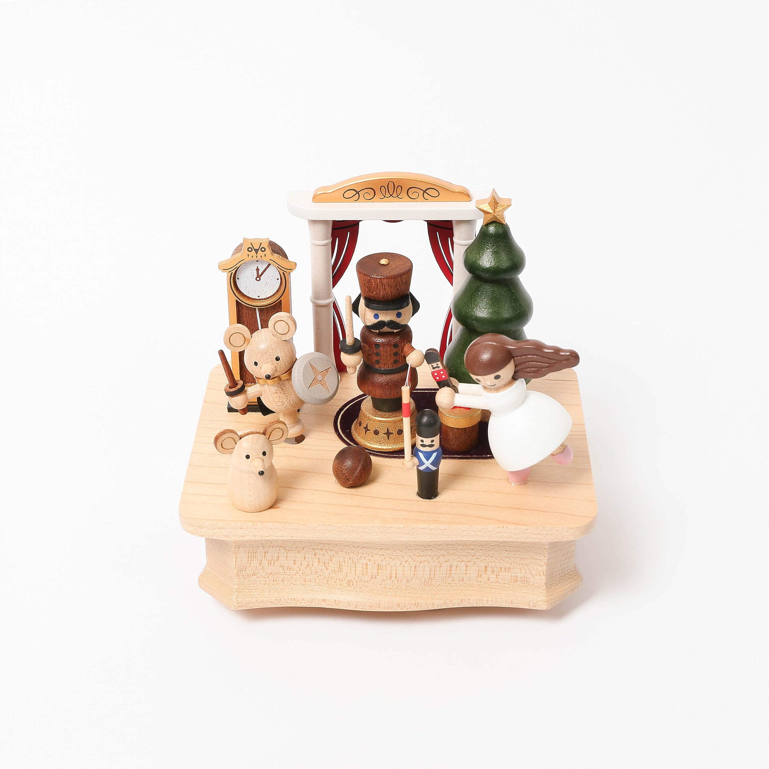 Amazon.co.jp: WOODERFUL LIFE 木製オルゴール | くるみ割り人形