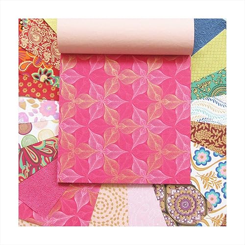 Miniatura 5 de Paperhues Elegant Designs Collection - Papel de recortes hecho a mano de 12 x 12 pulgadas, 24 hojas.