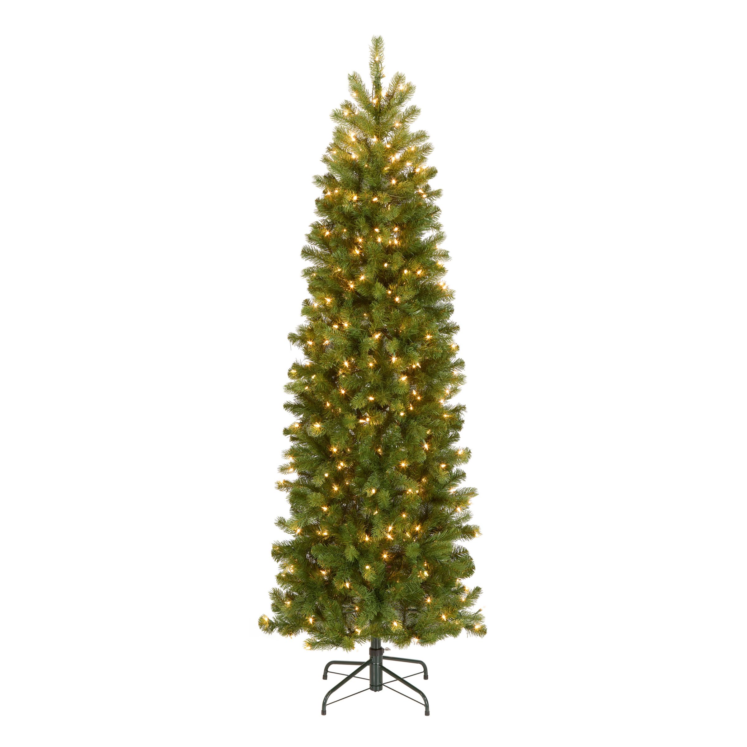 National Tree Company 6.5ft Pre-Lit Downswept Douglas Fir Slim