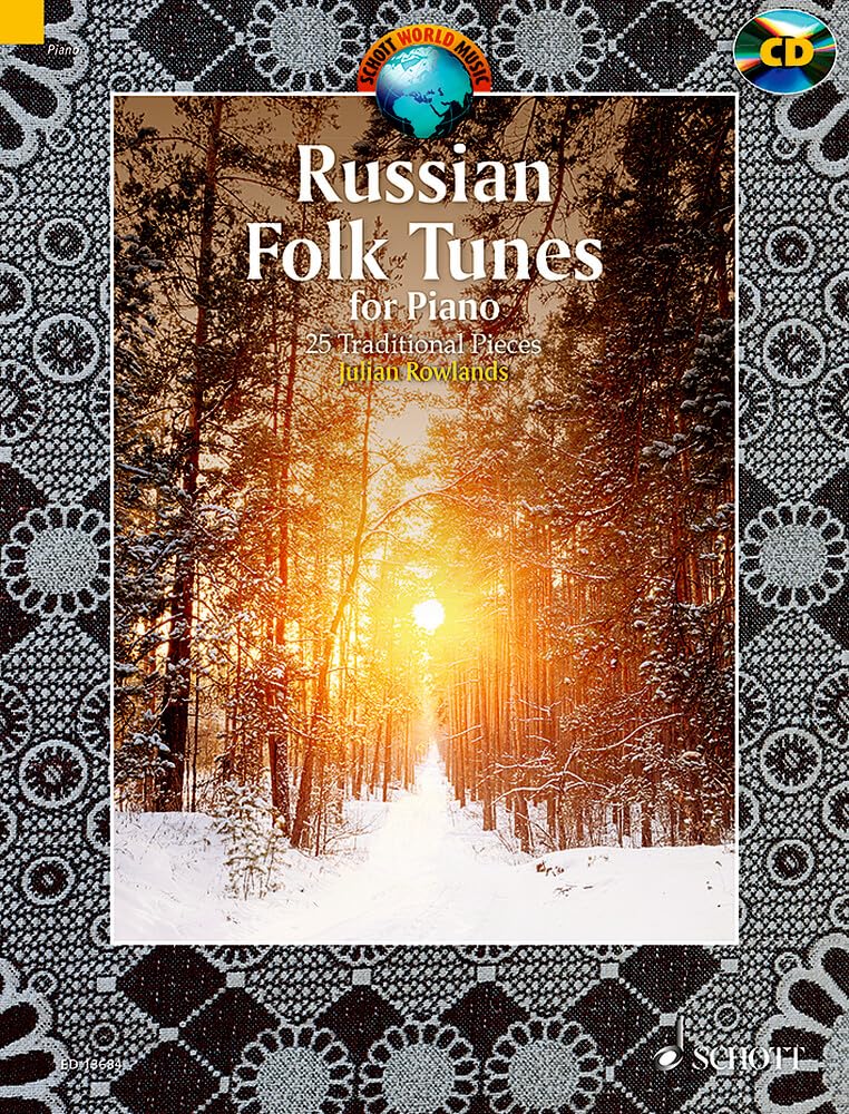 Russian folk tunes for piano piano +cd