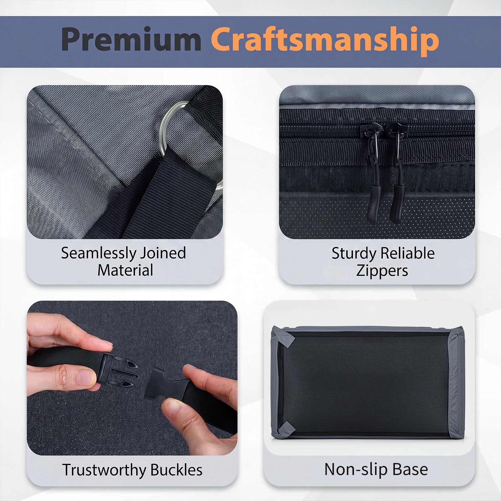 GIANTEX Borsa da Tetto per Auto 400 L, Box Portabagagli in Tessuto Oxford Impermeabile, Design Aerodinamico e Universale, Portapacchi Pieghevole e Antiscivolo con 4 Corde