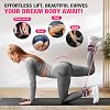 Bandas de resistencia para tobillo HOXWC con puños, bandas de tobillo para entrenar, banda de resistencia para piernas, equipo de entrenamiento de glúteos para patadas y fitness de cadera, bandas de ejercicio para levantar glúteos en mujeres 3