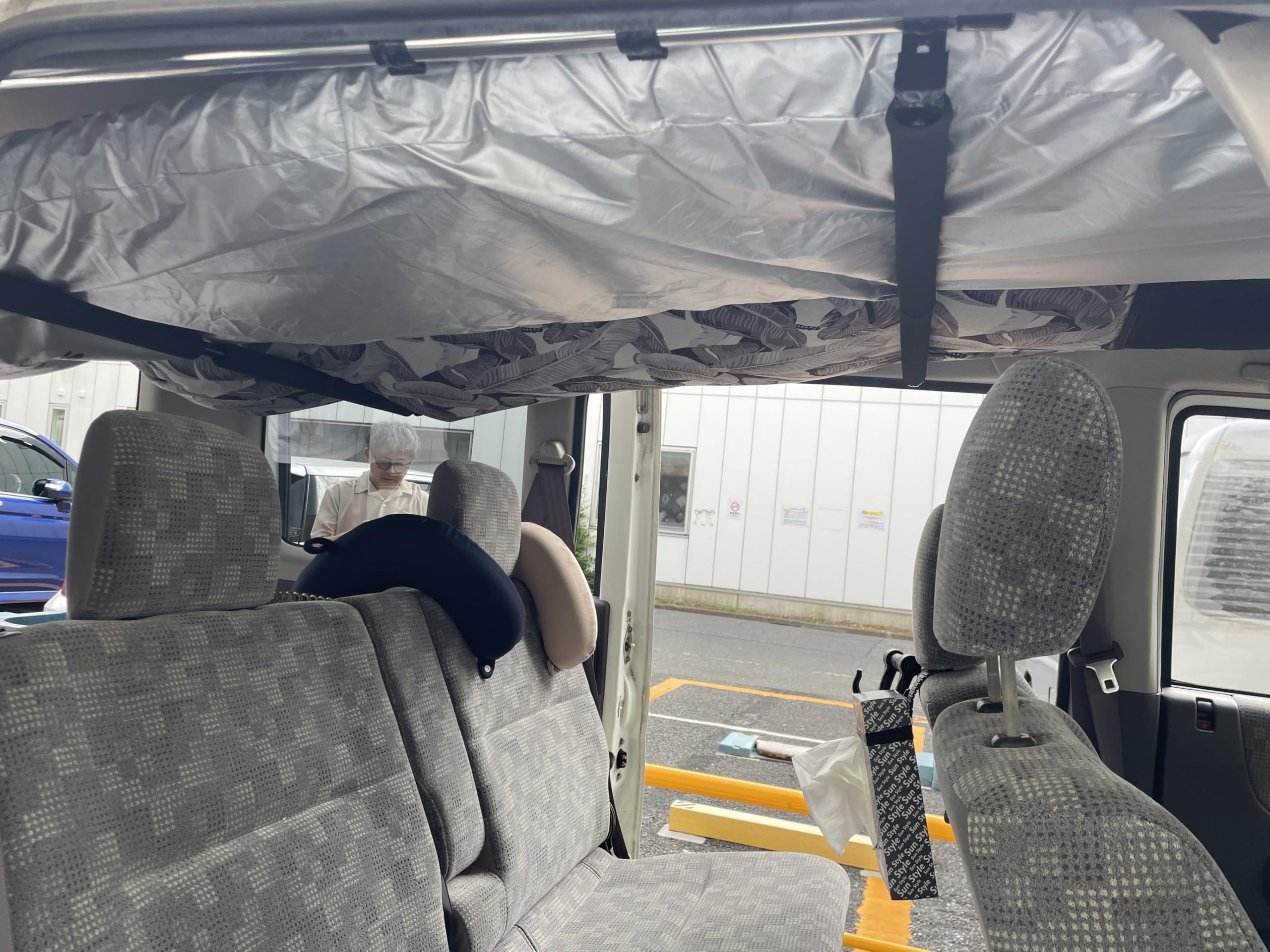 バモス　ホビオ　ルーフインナーパイプ　ロッドホルダー バモス ホビオ ルーフインナーパイプ ロッドホルダー バモス