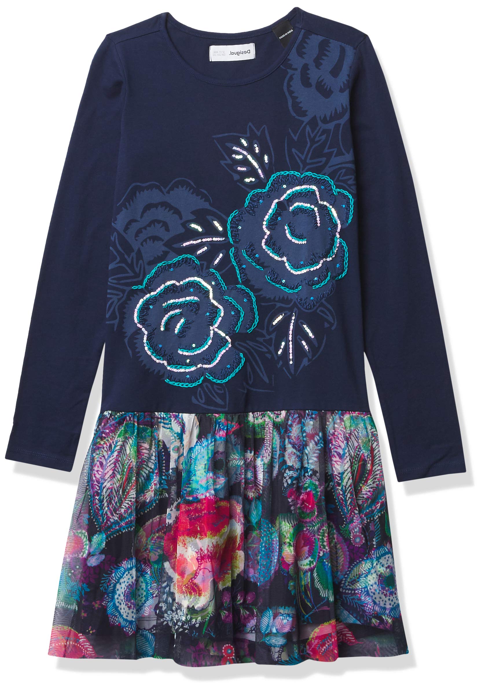 Desigual Vest_Chihuahua Vestito Casual Bambine e Ragazze