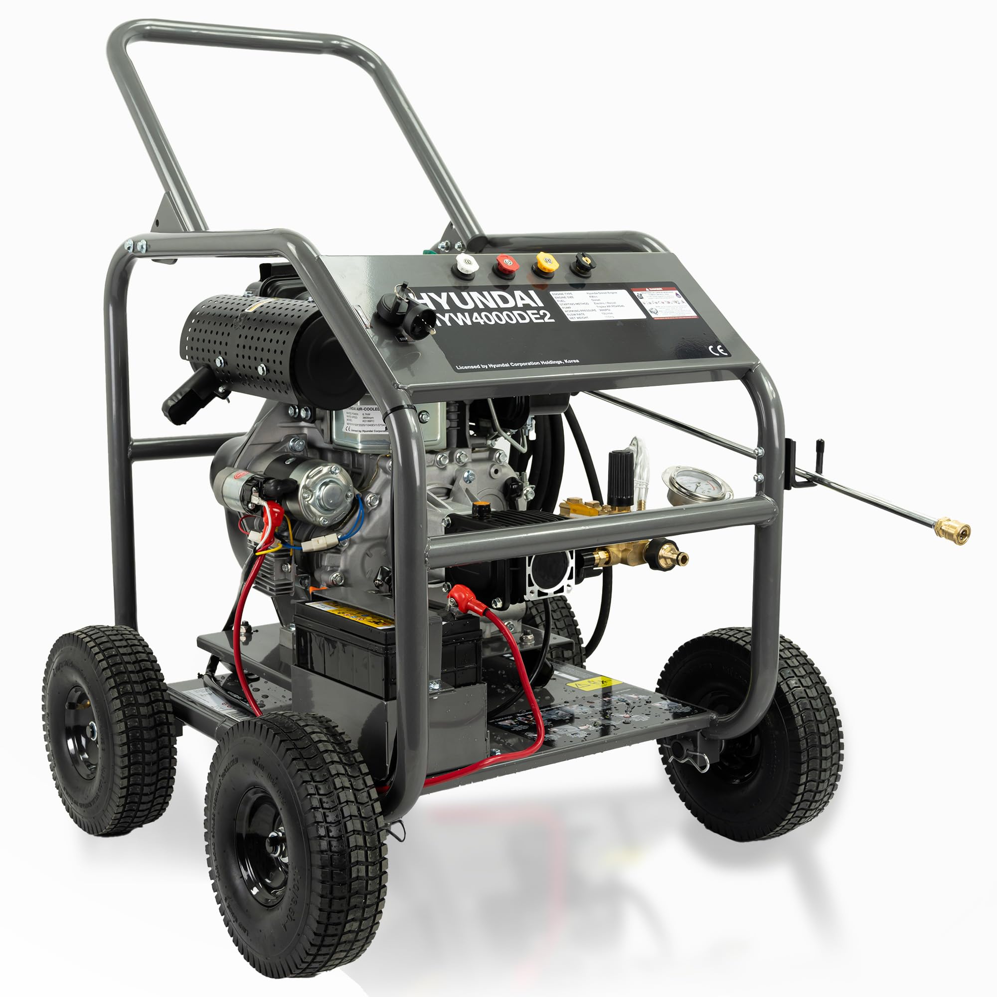 B&Q -  4000Psi / 275 Bar Diesel Pressure Washer Annovi Reverberi Triplex Pump  13L/min With 10M Hose  Hyw4000De2