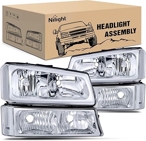 Vista 42 de Nilight Conjunto de luz trasera para Chevy Silverado 1500 1500HD 2500 2500 2500HD 3500 2007 Chevrolet Classic OE estilo pasajero lámpara trasera