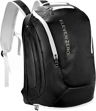 Pro Tour Pickleball Backpack Black | Large Pickleball Bag with Fence Hook for Paddles & Accessories | Ventilated Shoe Compartment | Pickleball Bags for Men, Women, Adults Pickle Ball Bag