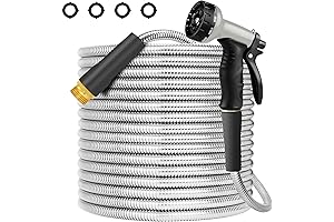 25ft Stainless Steel Garden Hose