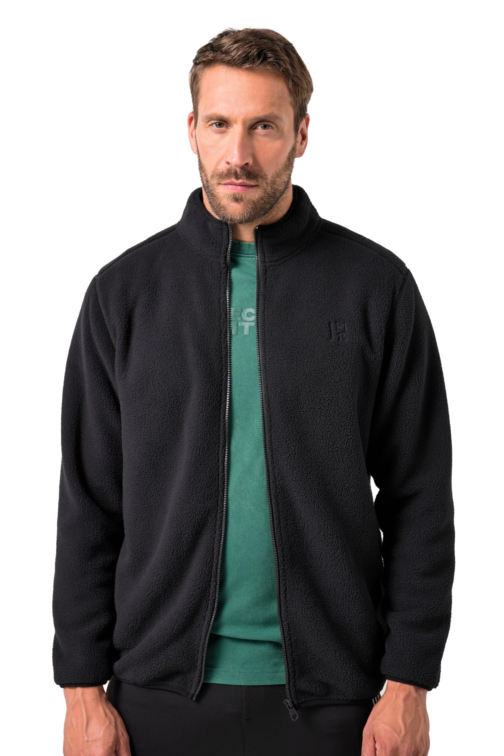 JAY-PI Bluza sportowa Mężczyźni Jay-pi Fleecejacke, Outdoor, Level 3 Teddyfleece, Stehkragen, Bis 7 Xl