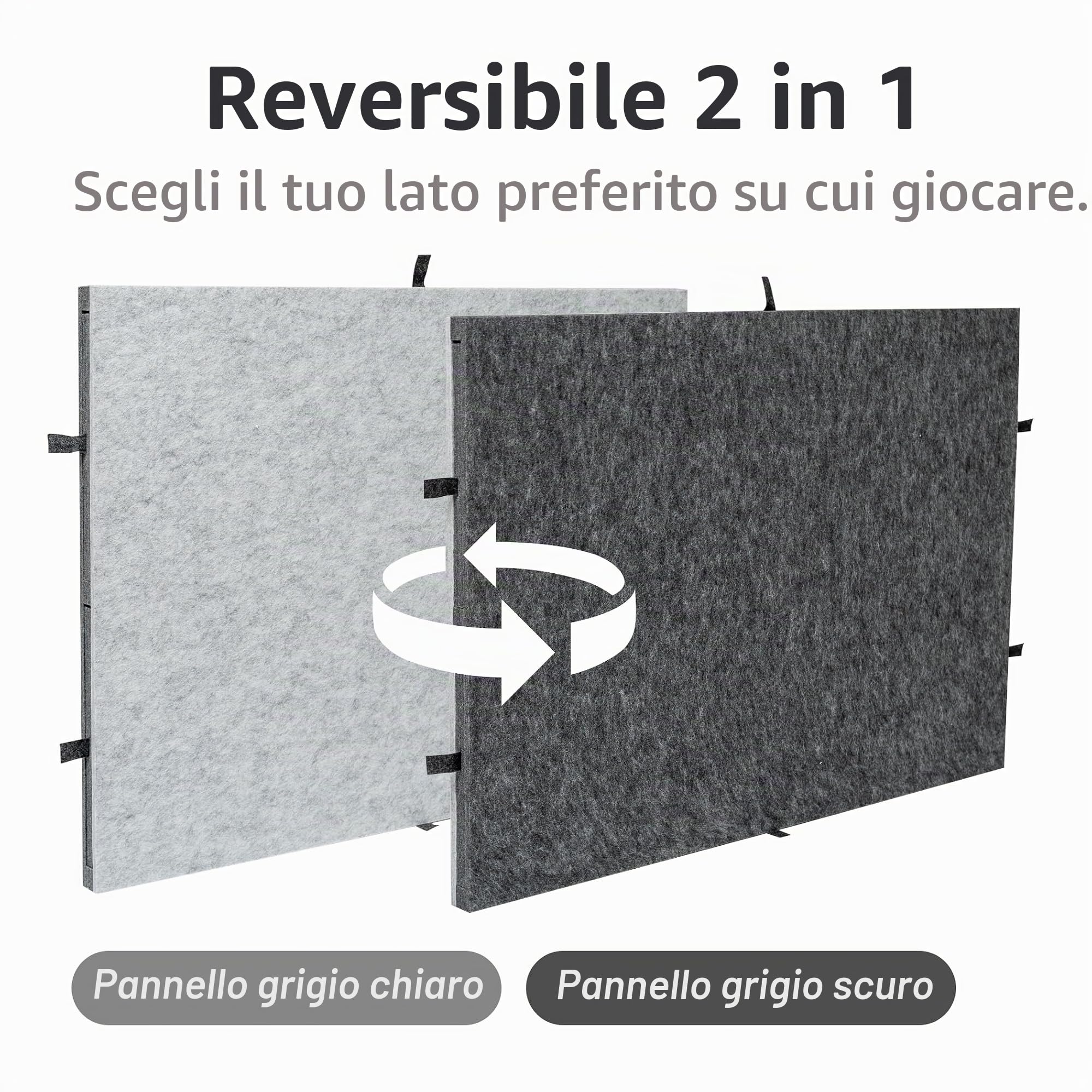 Lavievert Tavola puzzle reversibile 2 in 1 con 6 cassetti e tappetino di copertura, leggera e double-face in feltro per adulti e bambini, tavolo puzzle portatile per giochi fino a 1500 pezzi