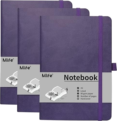 Cuaderno pequeño A6, cuaderno de bolsillo forrado con soporte para bolígrafo, mini cuaderno de tapa dura, 192 páginas, 3.9 x 5.5 pulgadas Jurnal