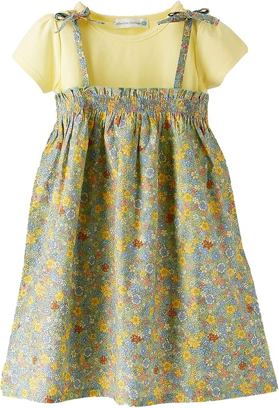 Amazon キャサリンコテージ 女の子 ワンピース 夏 半袖tシャツ キャミソールワンピースセット キッズ 子供服 カジュアル Qs053 Tak ワンピース チュニック 通販