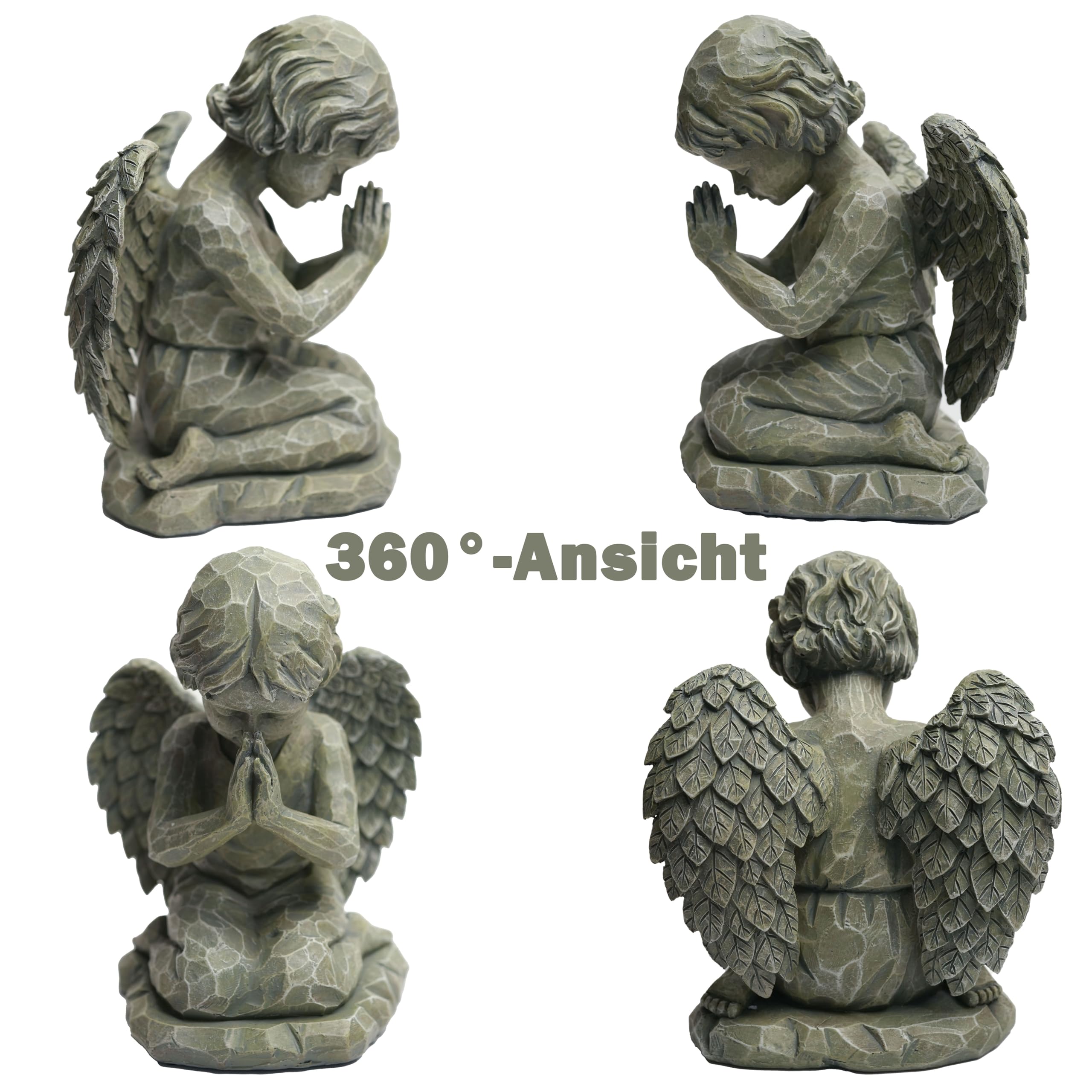 Amazon.co.jp: hvfun 18.5 cm 樹脂製 祈りの天使像 – 手作りの