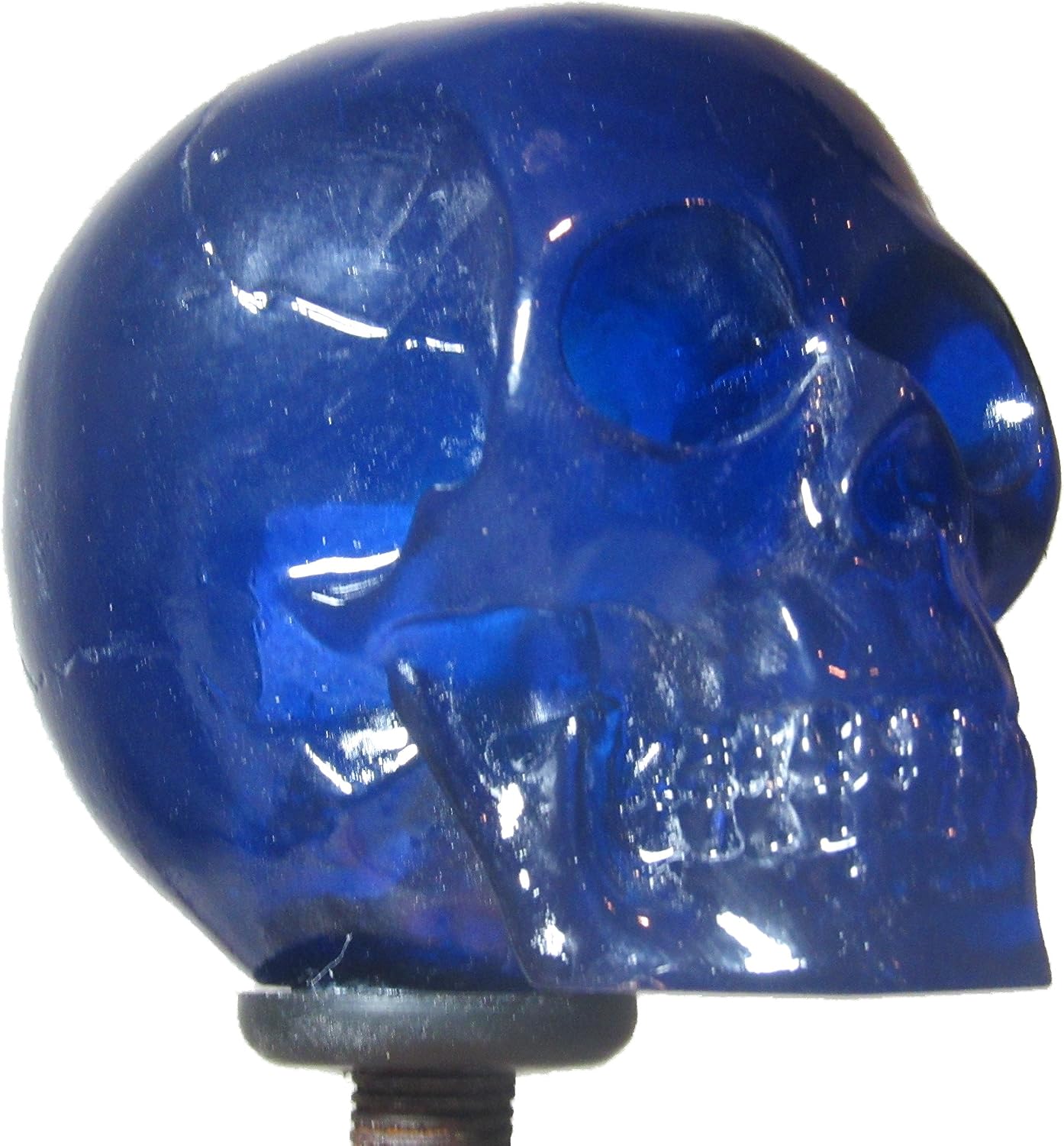 Kool Collectibles Clear Blue Skull Shifter Shift Knob Rat Rod Lever image 2
