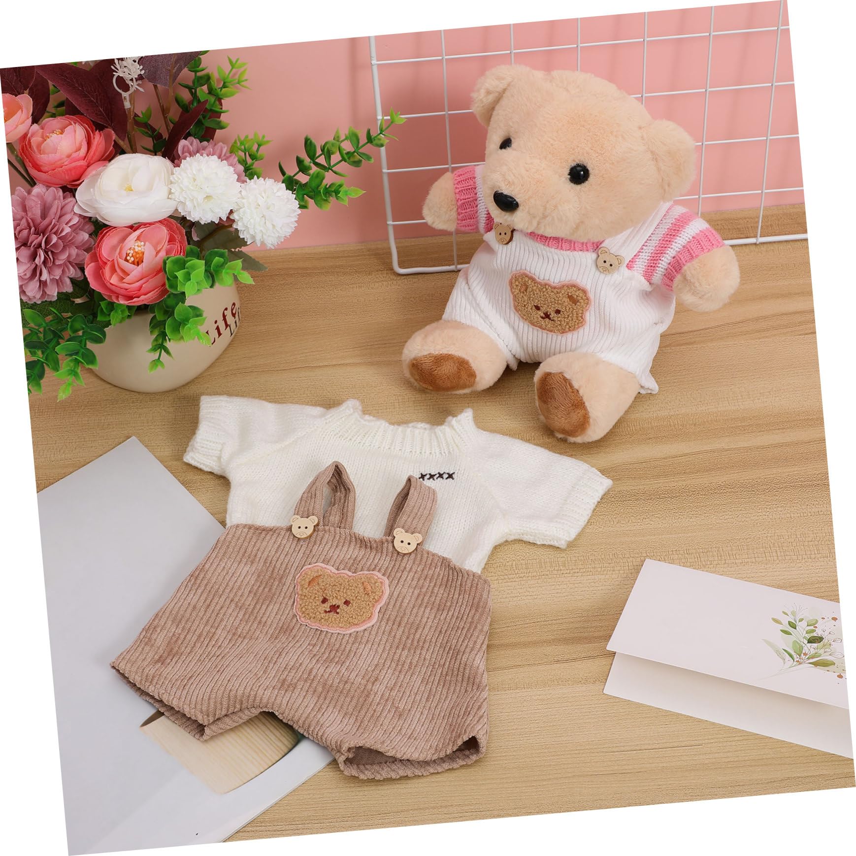 WLNEXT Peluche Orso Vestiti per Bambini 12