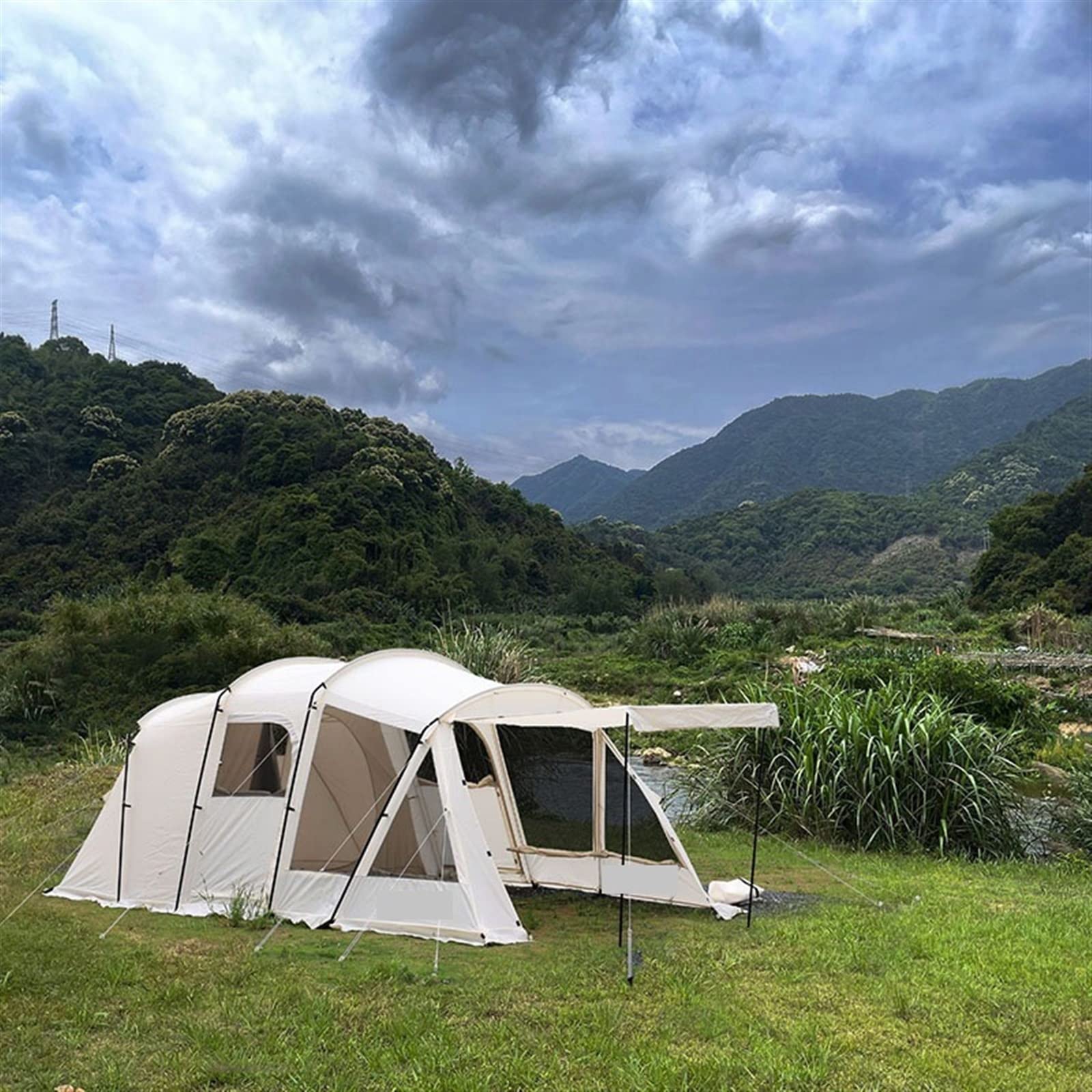 DHJKCBH Zelte, Zelt, EIN Raum, eine Halle, Regenschutz, Outdoor-Camping,  Verdickungszelt, Campingausrstung : Amazon.de: Sport & Freizeit