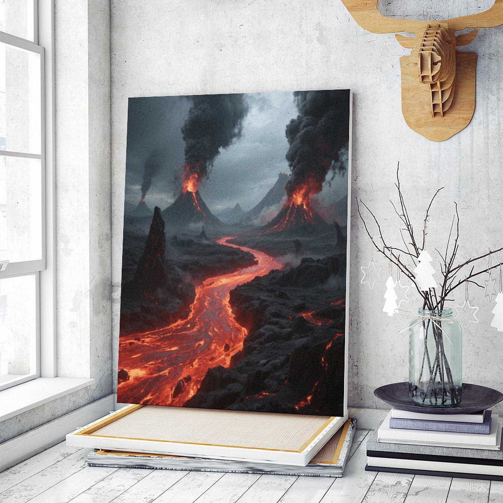KOAYUBFC Doomsday Wasteland Malen nach Zahlen Kit für Erwachsene Anfänger Erwachsene Malen nach Zahlen Kits auf Leinwand DIY Acryl Ölfarben Malerei mit Pinseln für Geschenk Home Wall Decor