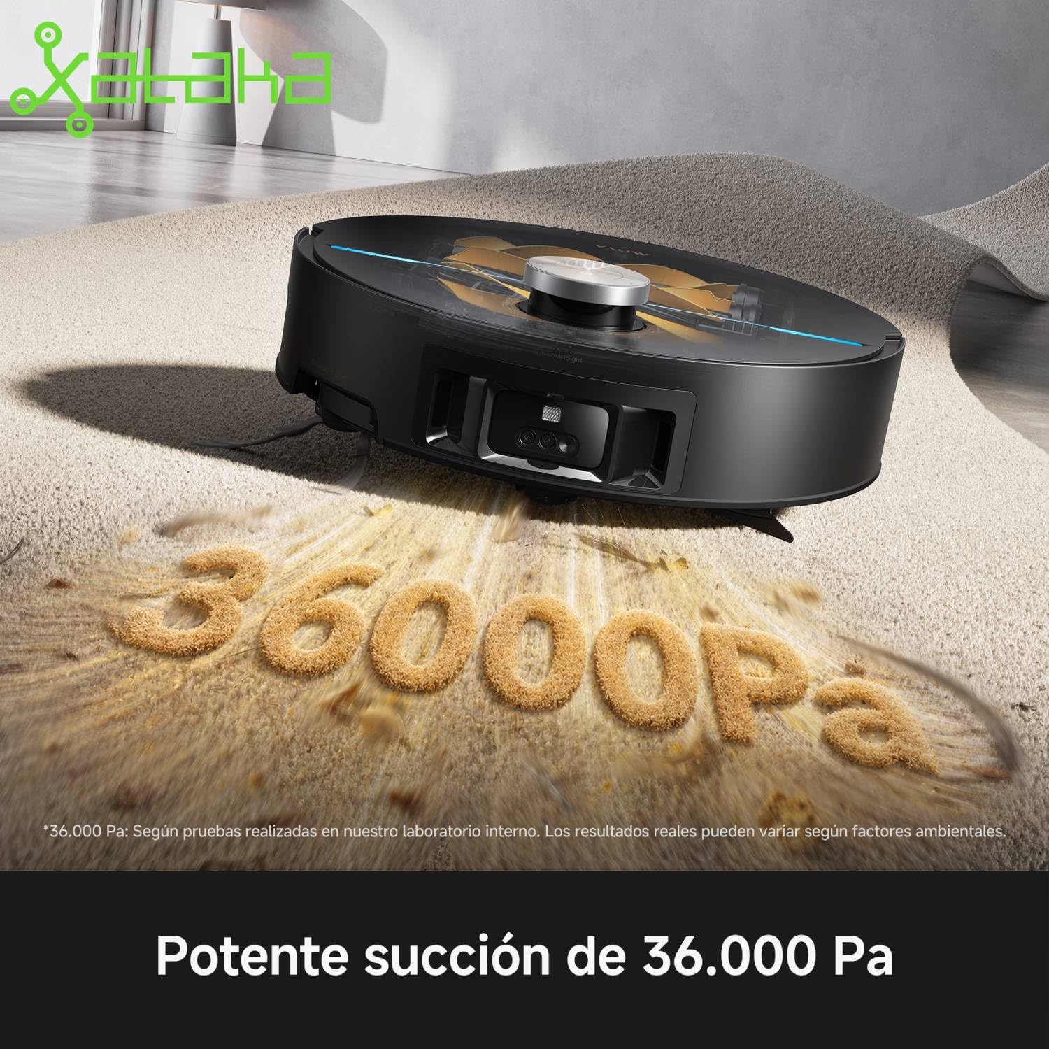 MOVA Z70 Ultra Roller Complete, Robot Aspirador, Negro