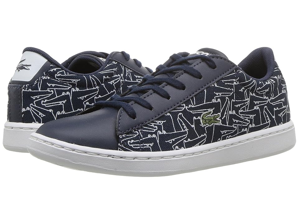 

Lacoste Kids Carnaby Evo (Little Kid) (Navy/White 2) Kids Shoes