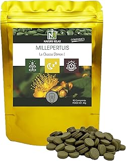 🎁 FREEBIE: St. John’s Wort | 90 Tablets of 500 mg | NAKURU Relax | Dry and Cold Compressed Organic Powder | Analyzed and Conditioned …