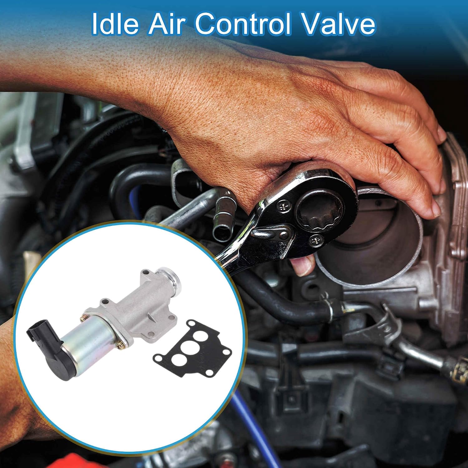 Car Idle Air Control Valve for Nissan Frontier 1998-2004 for Nissan Xterra 2000-2004 Replace No.237813S510 IACV Idle Motor Idle Air Control Valve