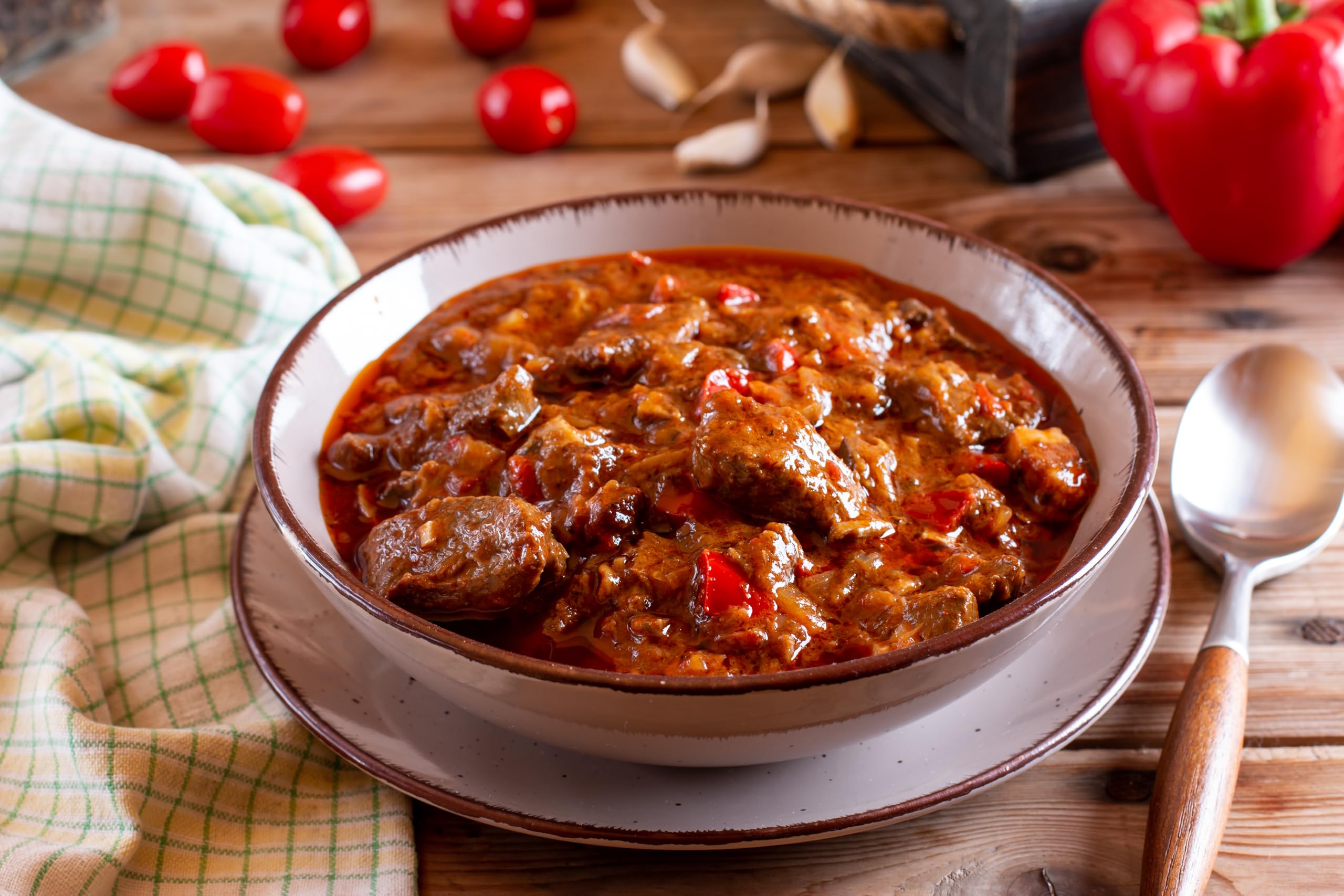 Hervidor de gulash húngaro, olla de pescado, caldera esmaltada para gulash olla para parrilla giratoria (caldera de 6 l)