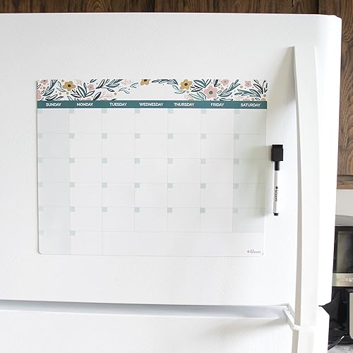 Miniatura 8 de bloom daily planners Calendario magnético de borrado en seco, 2 organizadores de horarios mensuales y semanales, tabla de tareas, pizarras blancas