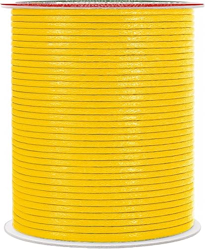 Miniatura 66 de Cuerda Mandala Crafts 0.03 pulgadas 109 yardas para hacer joyería, artesanía, macramé, cuerda de algodón encerado