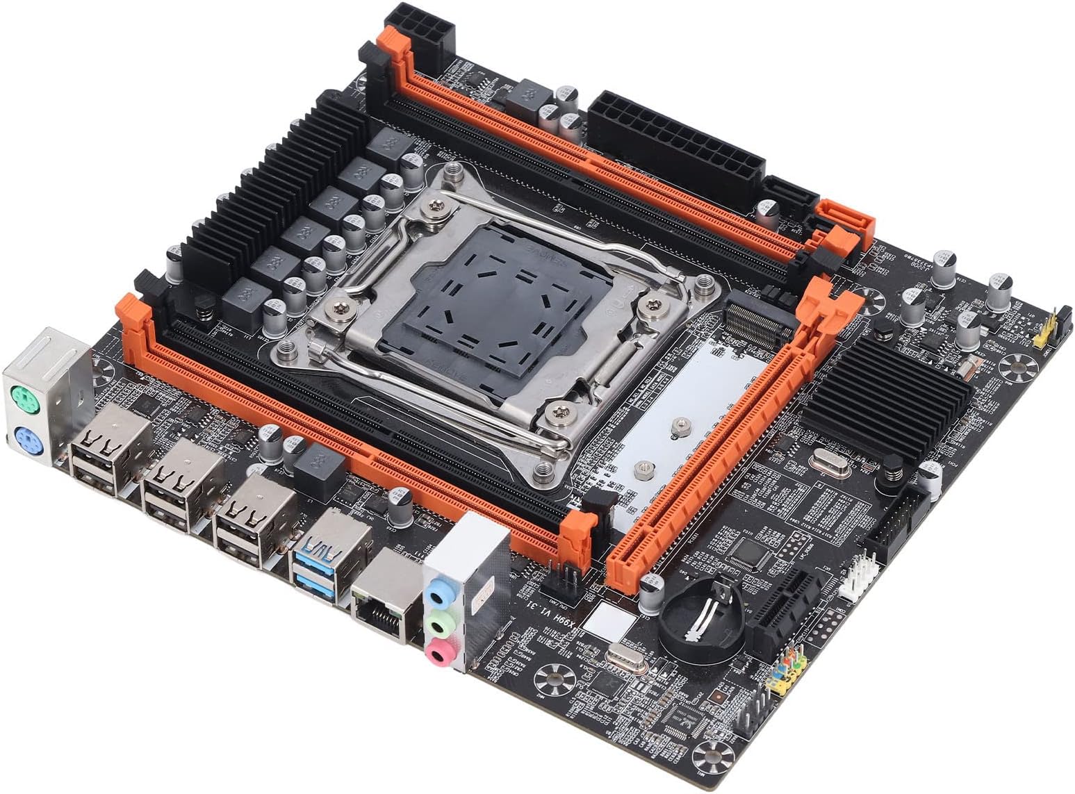 X99 Motherboard, LGA 2011-3 Socket DDR4 ATX Mainboard with NVMe M.2 for E5 V3/V4 & I7-58xx/68xx CPU