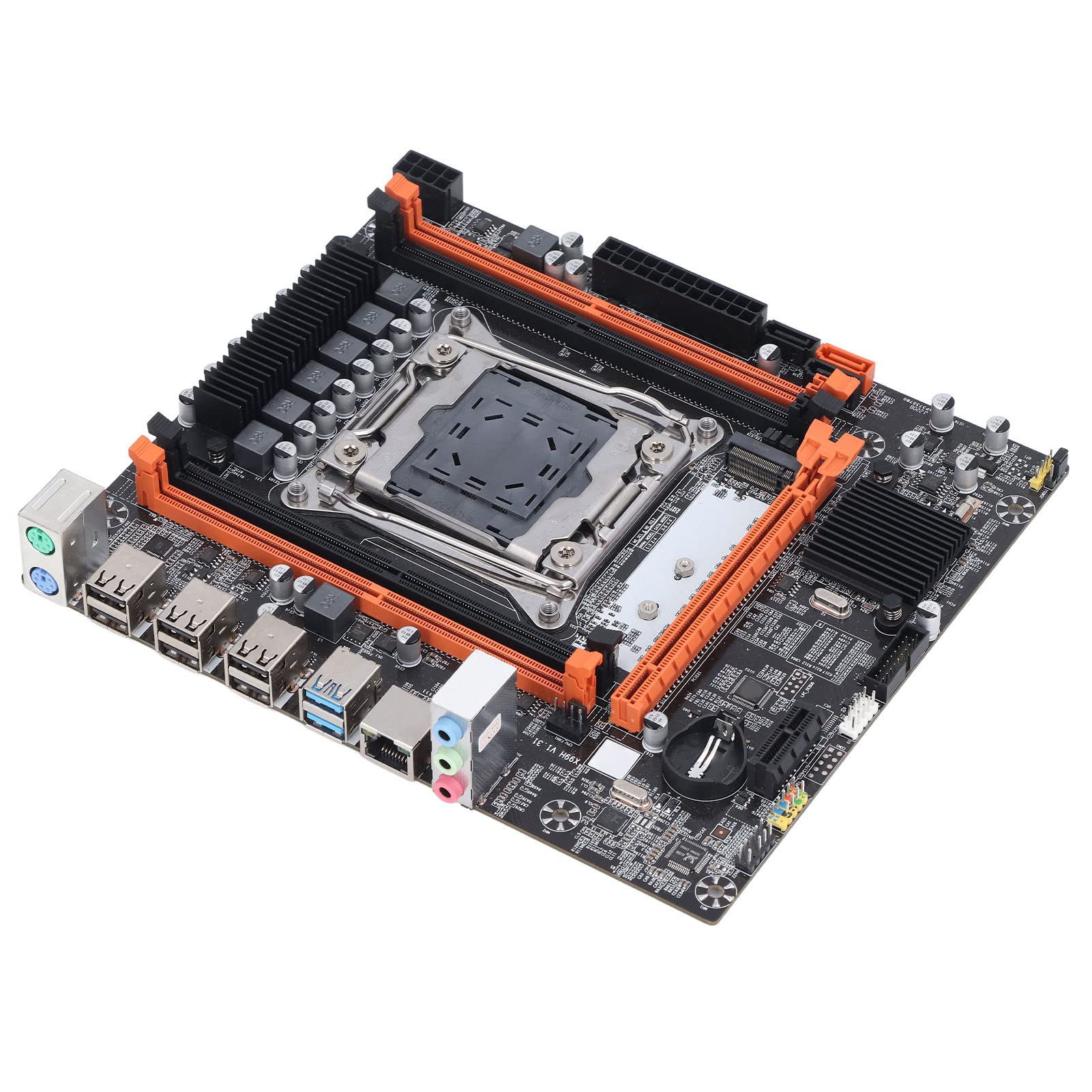 X99 Motherboard, LGA 2011-3 Socket DDR4 ATX Mainboard with NVMe M.2 for E5 V3/V4 & I7-58xx/68xx CPU