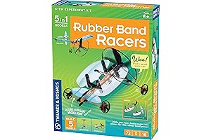 Thames & Kosmos Rubber Band Racers Kit for Airborne STEM Education