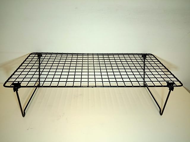Original IKEA IKEA GREJIG Shoe Rack, Metal, Dark, Pack of 1