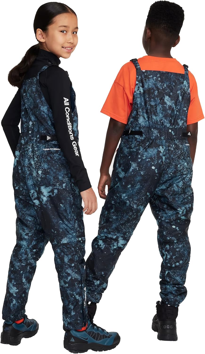 Nike ACG Rope de Dope Big Kids Therma-FIT ADV Overalls (FV0416-464, Denim Turquoise/Armory Navy/Black)
