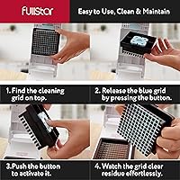 Vista 4 de fullstar Picadora 9 en 1 y envase de alimentos de paquete de 28