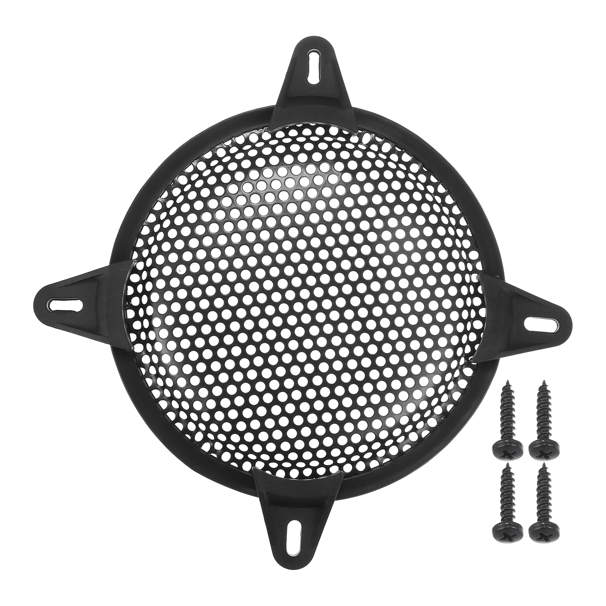 Grille Haut-Parleur 6.1 Pouces ABSOPRO Avec Vis - Protection Woofer Argentée