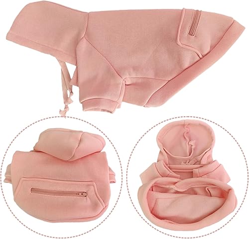 Miniatura 17 de Jecikelon - Sudadera con capucha y bolsillos, cálida para invierno, para perros pequeños, ropa de abrigo para chihuahuas, disfraz para cachorros
