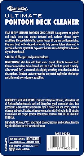 Miniatura 2 de STAR BRITE Ultimate Pontoon - Limpiador de cubiertas, elimina la suciedad y las manchas de todas las alfombras, tejidas, espuma y superficies