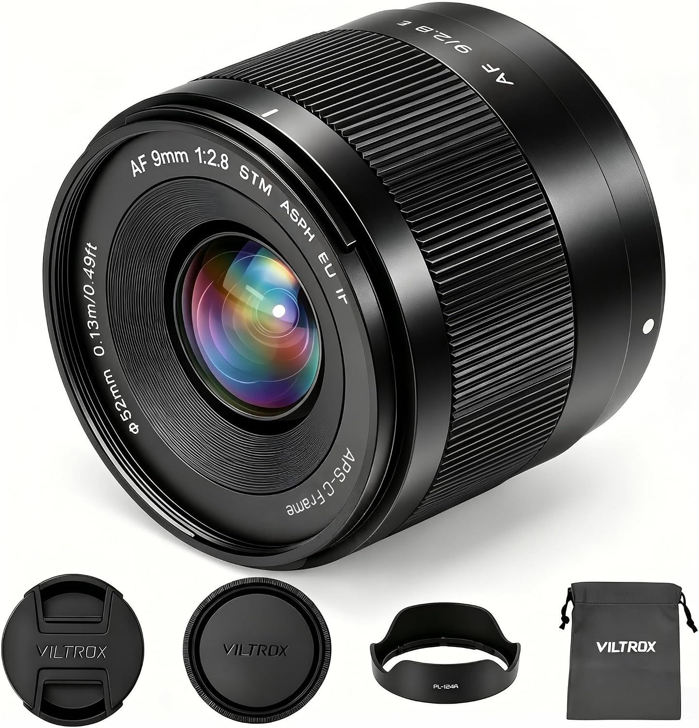 VILTROX 9mm F2.8 Ultra Wide Angle Lens for Sony E Mount Camera, 113.8° View Angle Auto Focus APS-C STM Prime Lens for Sony FX30 ZV-E10 ZV-E10II A6700 A6600 A6500 A6400 A6300 A6100