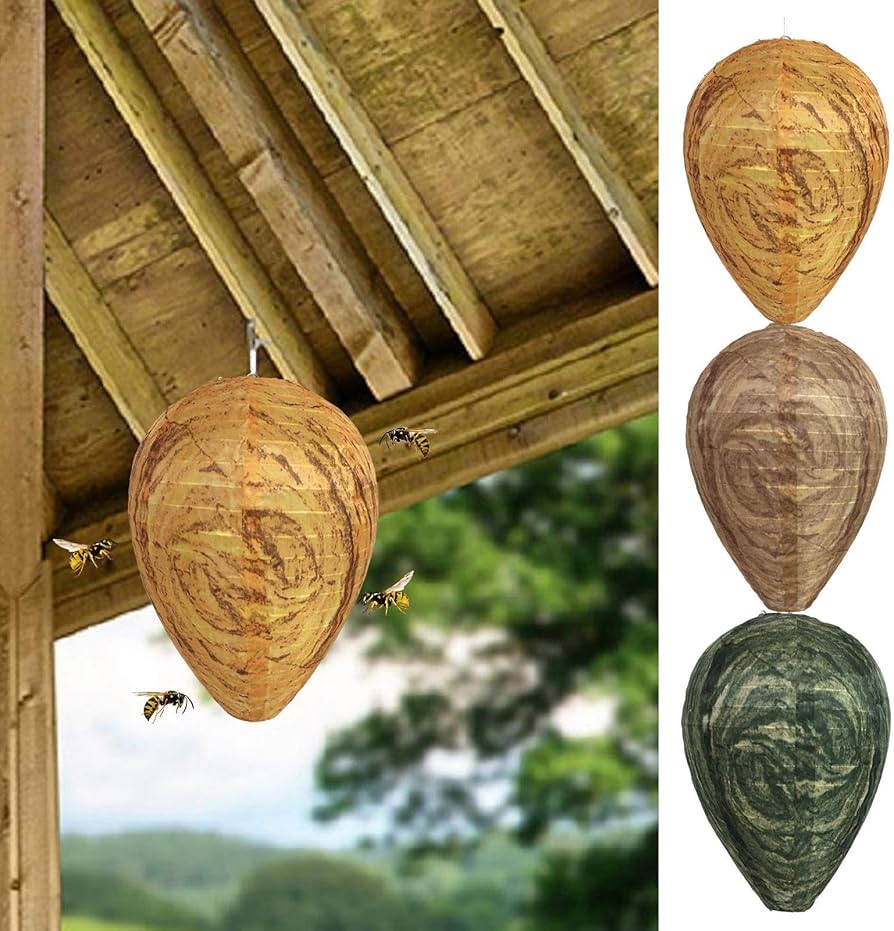 Amazon.co.jp: GIZMAC スズメバチの巣 ダミーハチの巣 蜂よけ 蜂 駆除